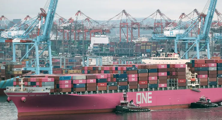 The first voyage of the new RCEP route added by Tianjin Port