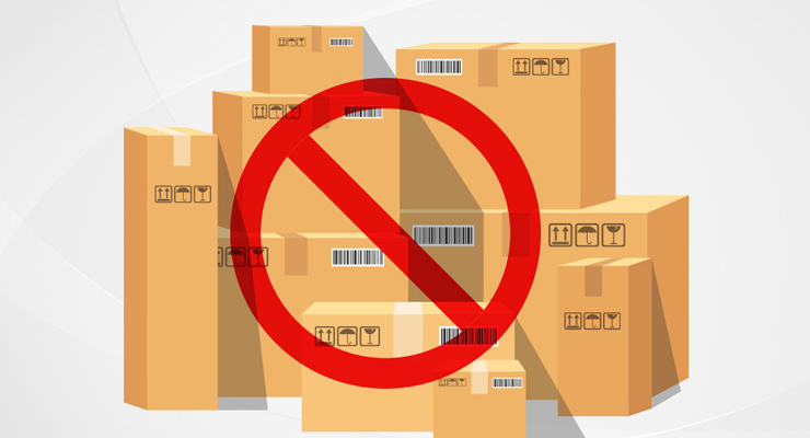 What kind of product can not export in China?