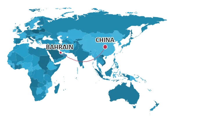 Shipping Cost from China to Bahrain