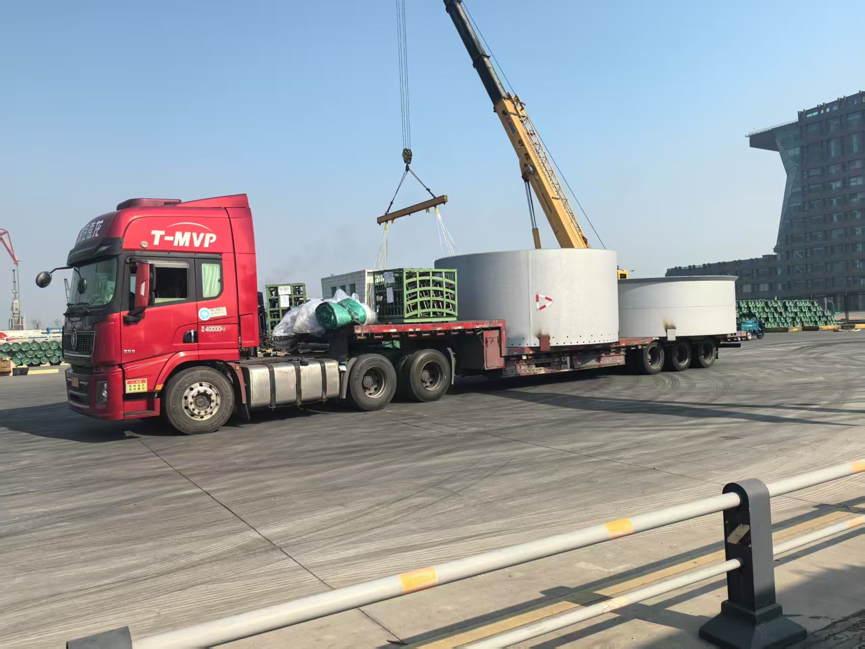 Ocean BREAK BULK freight service CEMENT KILN SHELL OUTLET from China to UMM QASR
